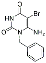 6-AMINO-1-BENZYL-5-BROMOPYRIMIDINE-2,4(1H,3H)-DIONE 结构式