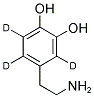 Dopamine HCl (ring-d3) 结构式