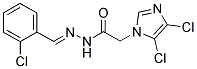 N'1-(2-CHLOROBENZYLIDENE)-2-(4,5-DICHLORO-1H-IMIDAZOL-1-YL)ETHANOHYDRAZIDE 结构式