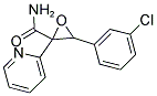 3-(3-CHLOROPHENYL)-2-(2-PYRIDYL)OXIRANE-2-CARBOXAMIDE 结构式