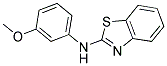 BENZOTHIAZOL-2-YL-(3-METHOXY-PHENYL)-AMINE 结构式