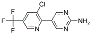 5-[3-CHLORO-5-(TRIFLUOROMETHYL)-2-PYRIDINYL]-2-PYRIMIDINAMINE 结构式