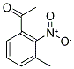 1-(3-METHYL-2-NITROPHENYL)ETHAN-1-ONE 结构式