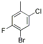 4-BROMO-2-CHLORO-5-FLUOROTOLUENE 结构式