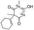 Hexobarbital (2-13C, 1,3-15N2) 结构式