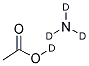 乙酸铵-D4 结构式