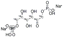 D-FRUCTOSE-1,6-DIPHOSPHATE, [D-FRUCTOSE-U-14C] DISODIUM SALT 结构式
