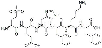 MET: O-GLU-HIS-PHE-DLYS-PHE: MET: O-EHF-DK-F 结构式