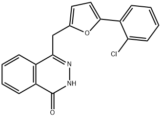 4-([5-(2-Chlorophenyl)-2-furyl]methyl)-1(2H)-phthalazinone 结构式