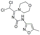 N-(2,2-DICHLORO-1-MORPHOLINOETHYLIDENE)-N'-(5-METHYLISOXAZOL-3-YL)UREA 结构式