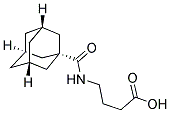 4-[(1-ADAMANTYLCARBONYL)AMINO]BUTANOIC ACID 结构式