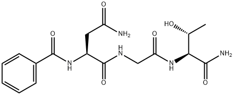 BZ-ASN-GLY-THR-NH2 结构式