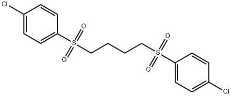 (4-CHLOROPHENYL)(4-[(4-CHLOROPHENYL)SULFONYL]BUTYL)DIOXO-LAMBDA6-SULFANE 结构式