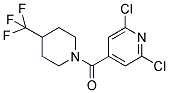 (2,6-DICHLORO-4-PYRIDYL)[4-(TRIFLUOROMETHYL)PIPERIDINO]METHANONE 结构式