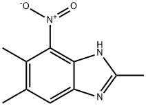 2,5,6-TRIMETHYL-4-NITRO-1H-1,3-BENZIMIDAZOLE 结构式