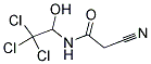 N1-(2,2,2-TRICHLORO-1-HYDROXYETHYL)-2-CYANOACETAMIDE 结构式