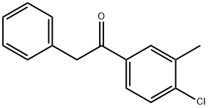 4'-CHLORO-3'-METHYL-2-PHENYLACETOPHENONE 结构式