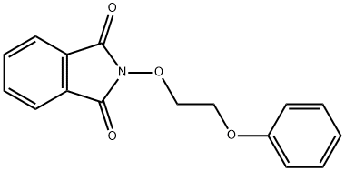 2-(2-PHENOXYETHOXY)-1H-ISOINDOLE-1,3(2H)-DIONE 结构式