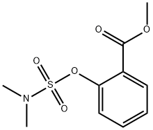 METHYL 2-([(DIMETHYLAMINO)SULFONYL]OXY)BENZENECARBOXYLATE 结构式