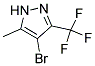 4-溴-5-甲基-3-三氟甲基吡唑 结构式