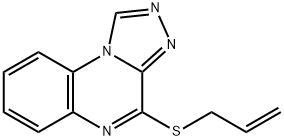 4-(ALLYLSULFANYL)[1,2,4]TRIAZOLO[4,3-A]QUINOXALINE 结构式