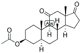 5-alpha-Androstan-3-beta-ol-11,17-dione acetate 结构式