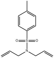 N,N-二烯丙基-4-甲基苯磺酰胺 结构式