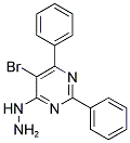 5-BROMO-4-HYDRAZINO-2,6-DIPHENYLPYRIMIDINE 结构式