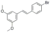 3,5-DIMETHOXY-4'-BROMOSTILBENE 结构式