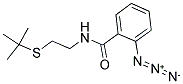 N1-[2-(TERT-BUTYLTHIO)ETHYL]-2-AZIDOBENZAMIDE 结构式