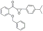 [2-(BENZYLOXY)PHENYL][3-(4-ISOPROPYLPHENYL)OXIRAN-2-YL]METHANONE 结构式