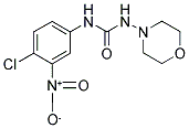 N-(4-Chloro-3-nitrophenyl)-N'-morpholinourea 结构式