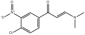 1-(4-CHLORO-3-NITROPHENYL)-3-(DIMETHYLAMINO)-2-PROPEN-1-ONE 结构式