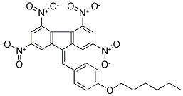 9-[4-(HEXYLOXY)BENZYLIDENE]-2,4,5,7-TETRANITRO-9H-FLUORENE 结构式