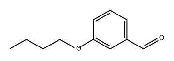 3-丁氧基苯甲醛 结构式