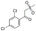 1-(2,4-Dichlorophenyl)-2-(methylsulfonyl)-1-ethanone 结构式