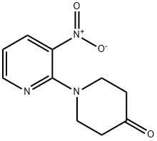 1-(3-NITRO-2-PYRIDINYL)TETRAHYDRO-4(1H)-PYRIDINONE 结构式