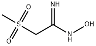 N'-羟基-2-甲磺酰乙酰亚胺 结构式