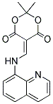2,2-Dimethyl-5-((8-quinolylamino)methylene)-1,3-dioxane-4,6-dione 结构式