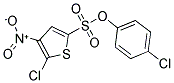 4-CHLOROPHENYL 5-CHLORO-4-NITROTHIOPHENE-2-SULFONATE 结构式