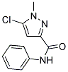 N3-PHENYL-5-CHLORO-1-METHYL-1H-PYRAZOLE-3-CARBOXAMIDE 结构式