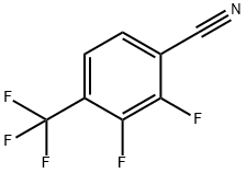 2,3-二氟-4-(三氟甲基)苯甲腈 结构式