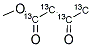 METHYL ACETOACETATE (1,2,3,4-13C4) 结构式