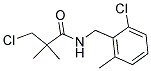 N1-(2-CHLORO-6-METHYLBENZYL)-3-CHLORO-2,2-DIMETHYLPROPANAMIDE 结构式