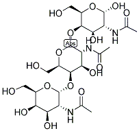 ALPHA-1,4-D-N-ACETYL GALACTOSAMINE TRIMER 结构式