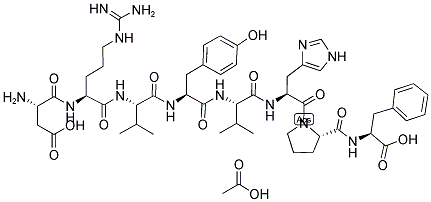 [VAL5]-ANGIOTENSIN II ACETATE SALT HYDRATE 结构式