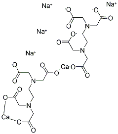 ETHYLENEDIAMINETETRAACETIC ACID SODIUM DICALCIUM SALT 结构式