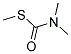 DIMETHYLTHIOCARBAMIC ACID S-METHYL ESTER 结构式