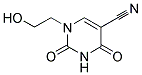 1-(2-Hydroxyethyl)-2,4-dioxo-1,2,3,4-tetrahydro-5-pyrimidinecarbonitrile 结构式