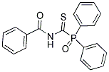 N1-[(DIPHENYLPHOSPHORYL)CARBOTHIOYL]BENZAMIDE 结构式